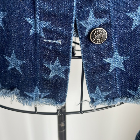 JOCELYN PUFF SHOULDER STAR JEAN JACKET - Picture 3 of 8